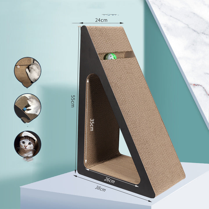 Cat Scratching Board Grinding Claw Corrugated Paper Vertical Scratching Post